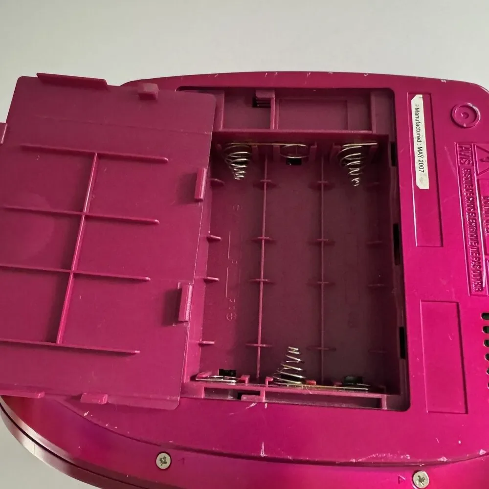 Nextplay Hot Pink Glitz & Glitter AM/FM Cd BOOMBOX NP400GB Works & Sounds Great - Picture 16 of 16